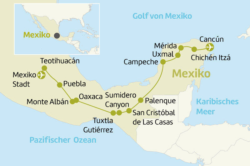 Mexiko Route